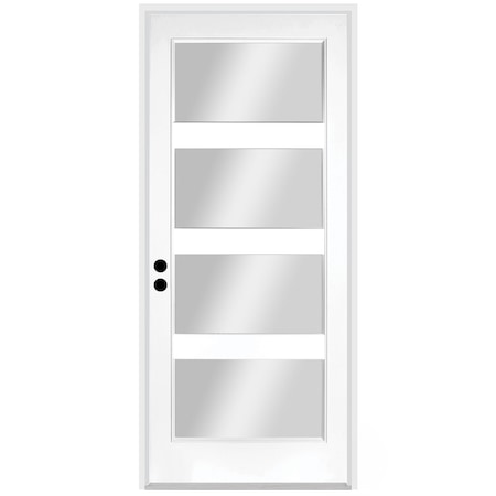Trimlite Exterior Single Door, Right Hand/Inswing, 1.75 Thick, Fiberglass 3068RHISPSF20F4LC491610BM